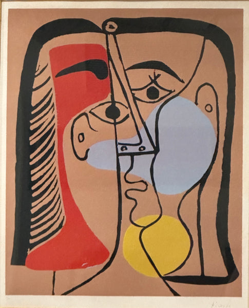 Pablo Picasso "Grand Tête, Portait of Jacqueline with sleek hair"
