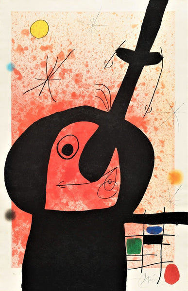 Joan Miro "Le Penseur Puissant"