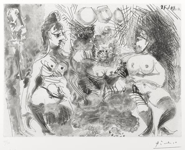 Pablo Picasso "La Fete de la Patronne"