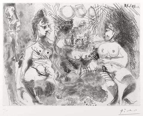 Pablo Picasso "La Fete de la Patronne"