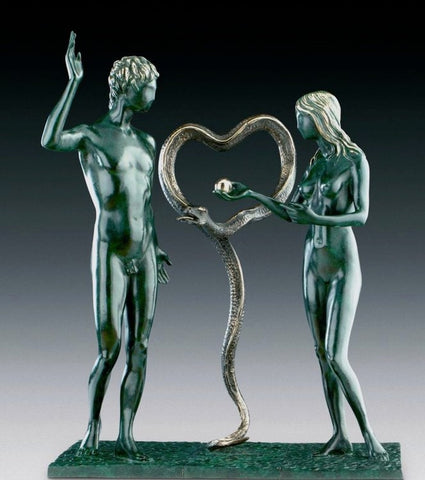 Salvador Dali "Adam And Eve"