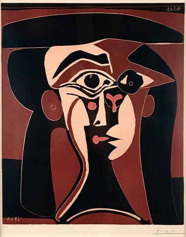 Pablo Picasso "Tete de Femme"