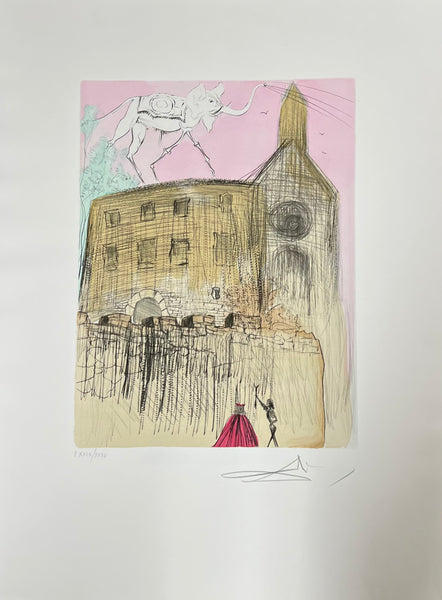 Salvador Dalí­, "Le Chateau de Gala" from "After 50 Years of Surrealism"