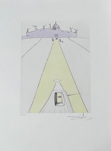 Salvador Dalí­, "Dieu, le temps, l'espace, et le Pape" from "After 50 Years of Surrealism"