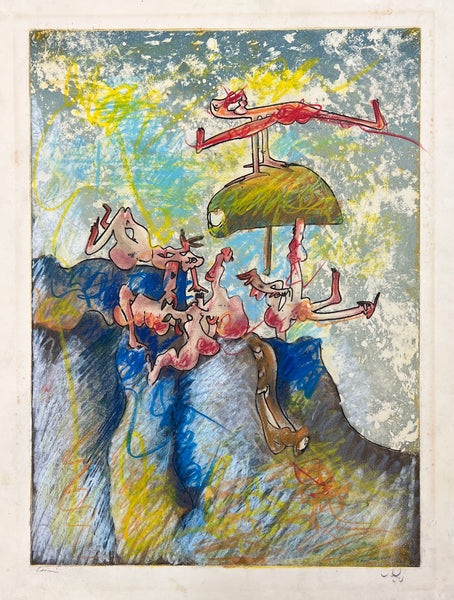 Roberto Sebastián Matta, "Feuilles ouvertes"