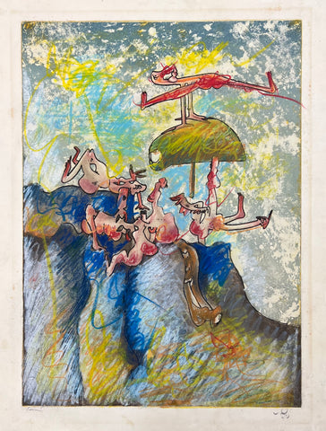 Roberto Sebastián Matta, "Feuilles ouvertes"