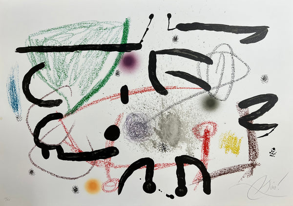 Joan Miró, "M.1067 from Maravillas con variaciones acrósticas", original lithograph