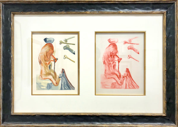 Salvador Dali "Hell Canto 18" from "The Divine Comedy"