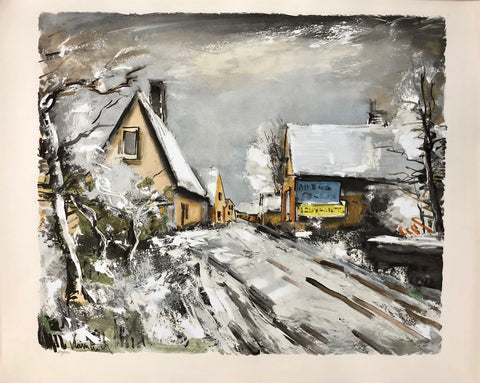 Maurice de Vlaminck "Sous la neige" from "Notre Pain Quotidien"