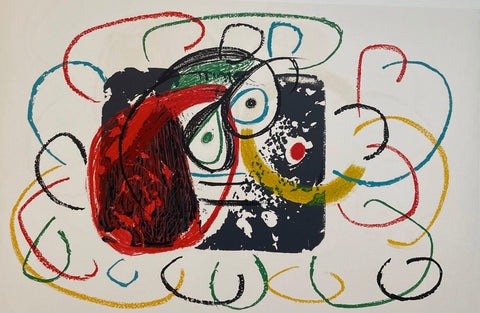 Joan Miró, "M.1021" from L'Enfance D'Ubu