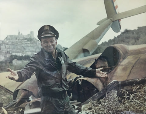 Ted Allan "Frank Sinatra on set of Von Ryan's Express "