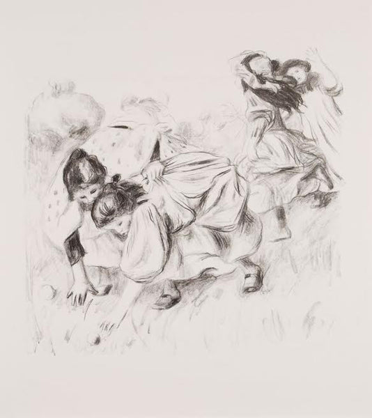 P・A・Renoir、Etude de baigneuse、超希少画集より P・A・Renoir、Etude de baigneuse、超希少画集より