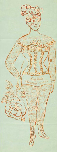 Andy Warhol Tattooed Woman offset lithograph