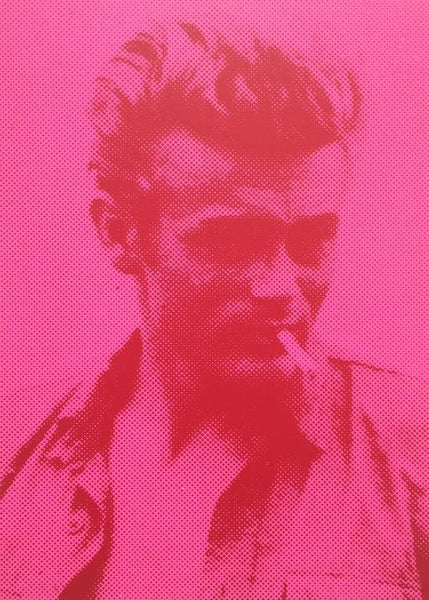 Russell Young "James Dean (Pink and Red)"