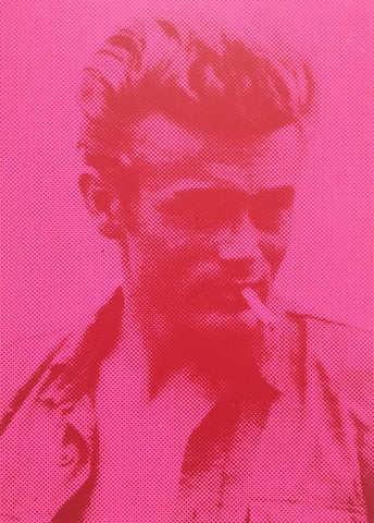 Russell Young "James Dean (Pink and Red)"
