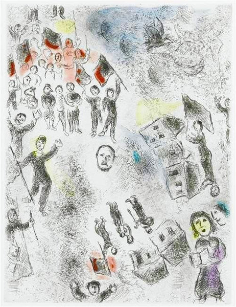 Marc Chagall "Plate 11" from "Celui Qui Dit Les Choses San Rien Dire"