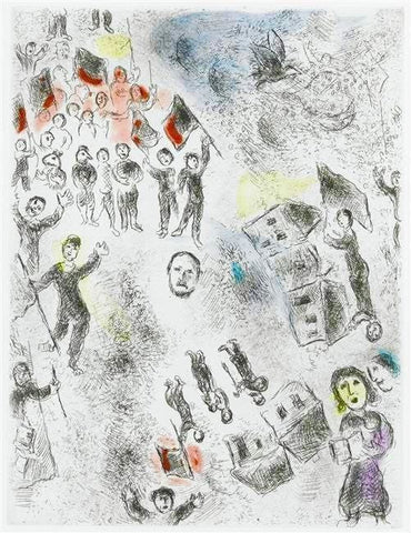 Marc Chagall "Plate 11" from "Celui Qui Dit Les Choses San Rien Dire"