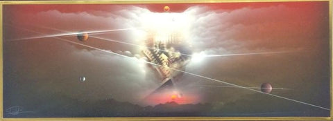 Andreas Nottebohm unique acrylic on brass