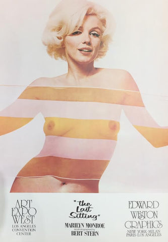 Bert Stern Marilyn Monroe photolithograph poster