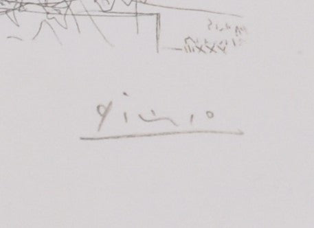 Pablo Picasso "Le Repos du Sculpteur IV" from "La Suite Vollard"